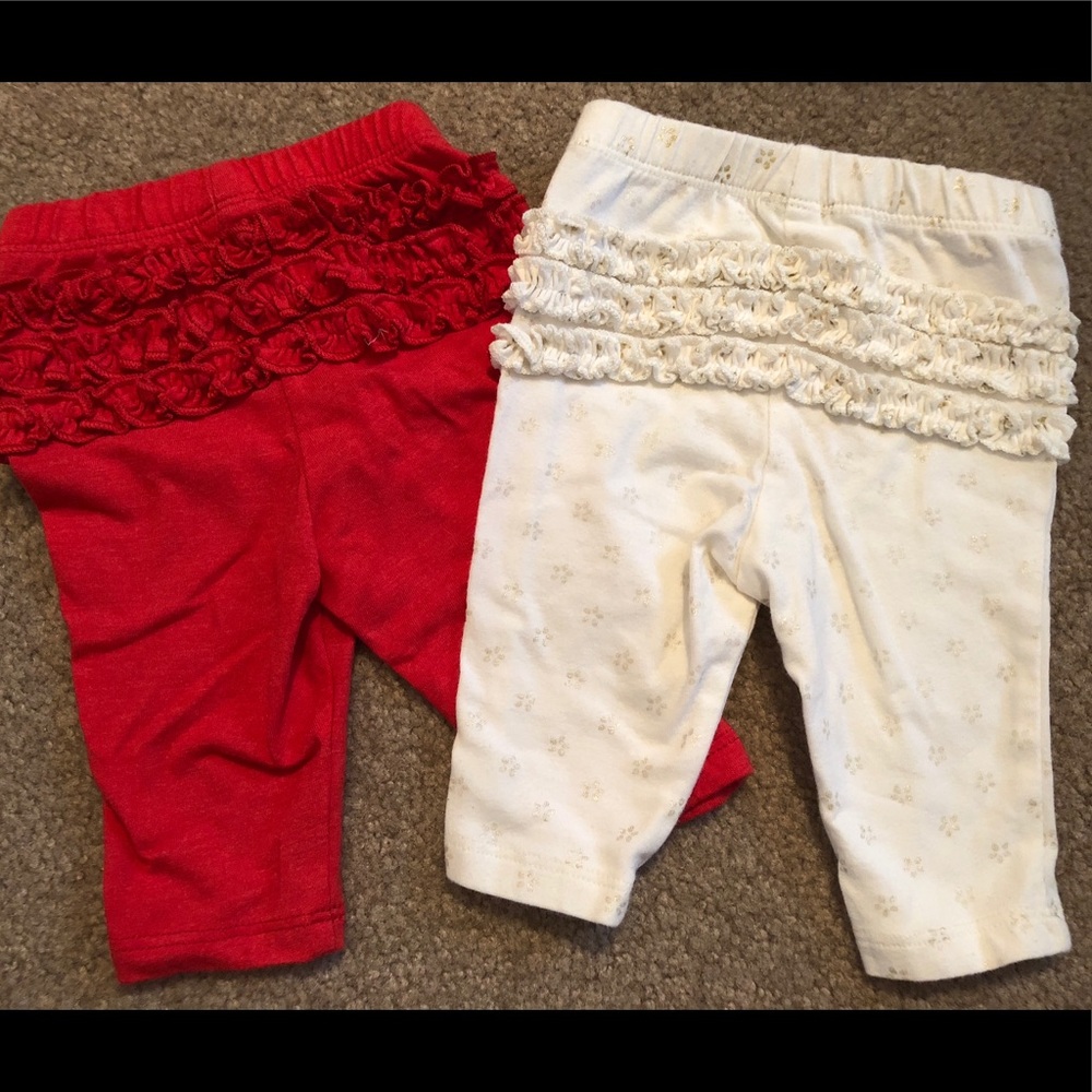 Infant ruffle bottom pants